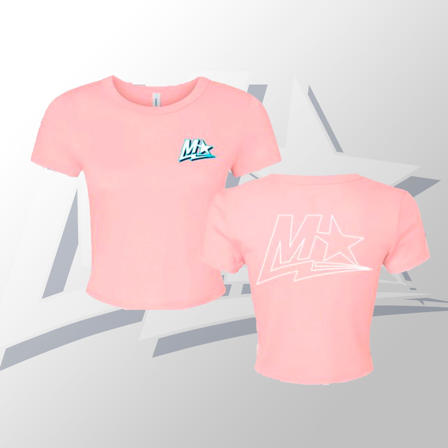 Mets Womens Fitted Crop Top