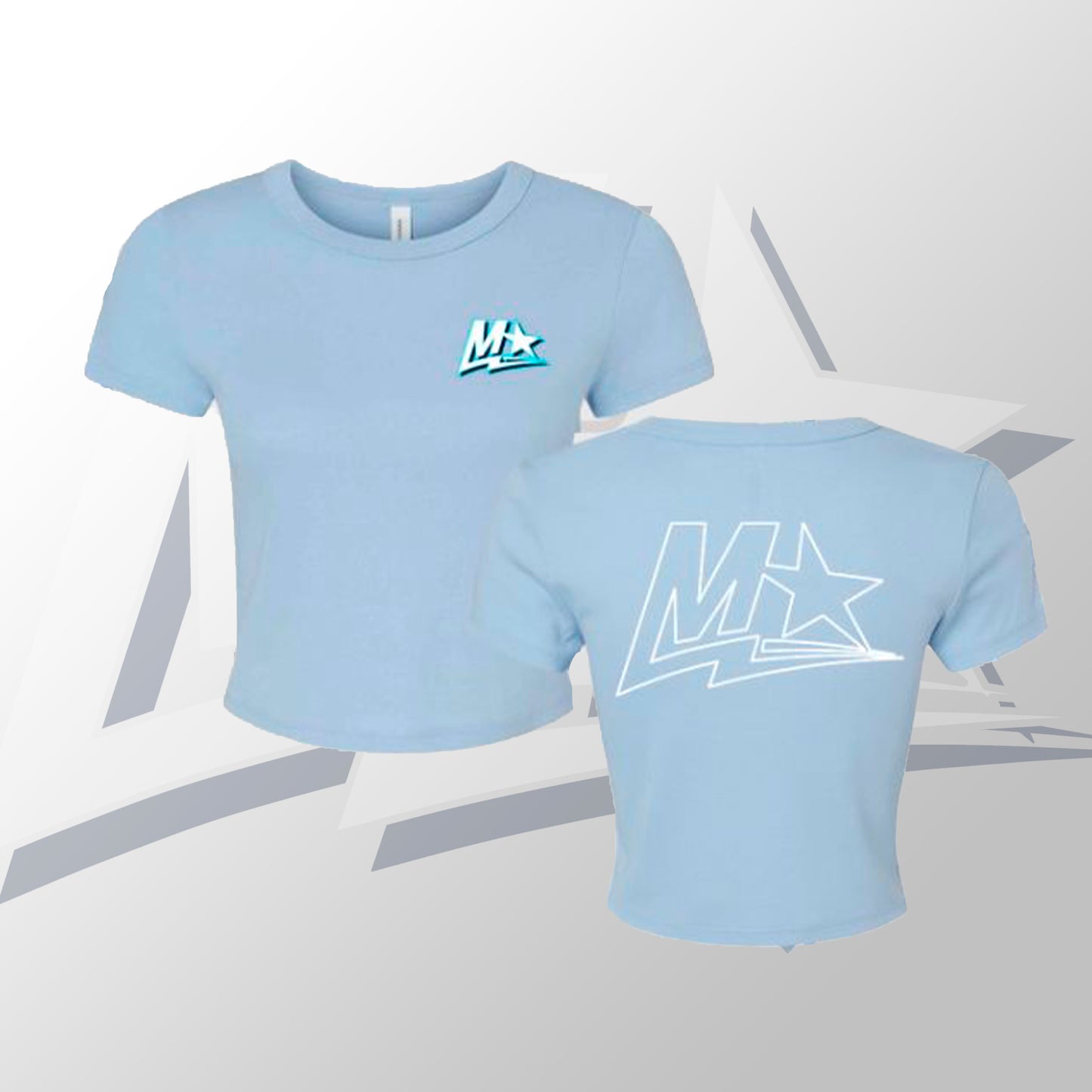 Mets Womens Fitted Crop Top