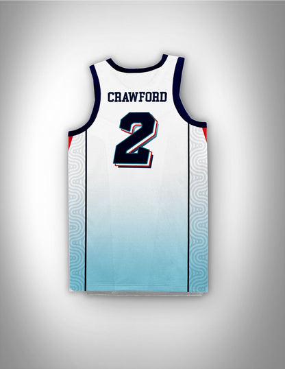 Camiseta de local de EJ Crawford de los Mets 2023